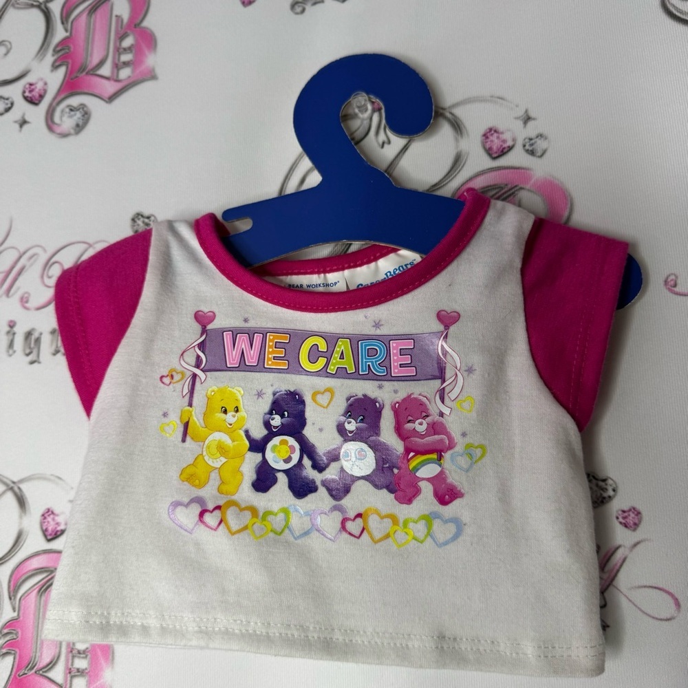 Care Bears build a bear tshirt mini cute for plush or small dog / animal BNWT - Picture 4 of 6
